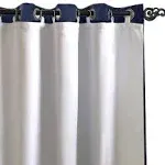 Driftaway Thermal Insulated 100 Percent Darkening Blackout Curtain Liner Driftaway Off-white 50''wx80''l