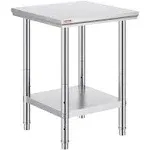 VEVOR Commercial Stainless Steel Work Table Prep Kitchen