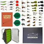 Guide’s Stash Fly Fishing Flies Kit | Assortment of 48 Hand Tied Flies for