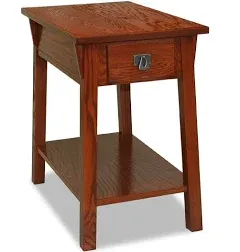 Leick Furniture Mission Chairside End Table, Russet