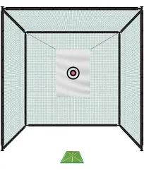 DWVO Golf Cage 10x10x10FT / 7x7x7Ft Golf Hitting Cage with Frame and Net