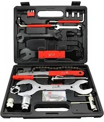 Lumintrail 42 Piece Mountain, Dirt, and Road Bike Repair Tools Kits - Bicycle 