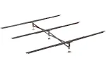 Glideaway X-Support Bed Frame Support System, GS-3 XS Model 3 Cross Rails and 3 Legs