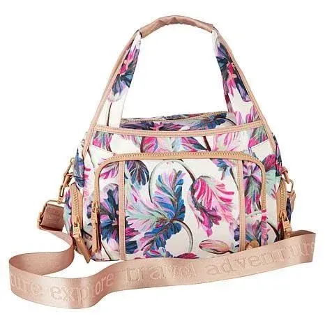 Samantha Brown To-Go Travel Hobo Bag with Removable Crossbody Strap