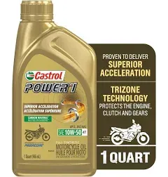 Castrol Power1 4T Synthetic Motorcycle Oil