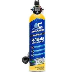 Avalanche A/C Refrigerant Recharge Kit, Digital Gauge, 18 oz.