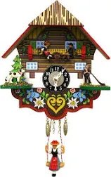 Engstler Battery-operated Clock - Mini Size - 7.5"H x 6.75"W x 3.25"D