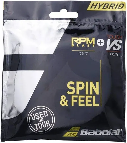 Babolat RPM Blast 125 + Touch Vs 130 Hybrid String