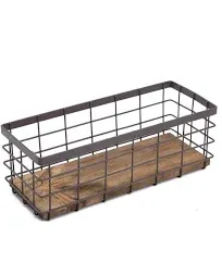 TIEYIPIN Small Metal Wire Storage Basket