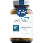 MethylPro 15mg L-Methylfolate - Professional Strength Active Methyl Folate Su...