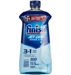 Finish Jet-Dry Ultra Dishwasher Rinse Aid, 32 fl oz