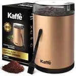 Kaffe -Touch Coffee Grinder w/Cleaning Brush (3 oz) - Stainless Steel - Coffe...