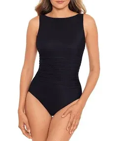 Miraclesuit Women's Rock Solid Regatta One Piece Swimsuit