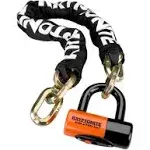 New York Bike Chain 1210 and Evolution Disc Lock: 3.25' (100cm)