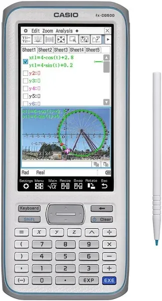 Casio - Graphing Calculator W 4.8" LCD