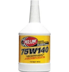 Red Line 75W140 GL-5 Gear Oil  (1 Quart) RED-57914