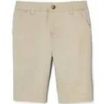 French Toast Girls' Adjustable Waist Stretch Twill Bermuda Short