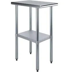 18 in. x 18 in. Stainless Steel Work Table | NSF Kitchen Prep Table | Utitly Metal Table