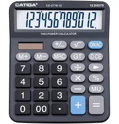 Adesso CD-2776B Premium Commercial 12 Digits Basic Calculator