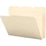 Smead Poly File Folder, 1/3-Cut Tab, Letter Size, Manila, 12 per Pack (10510)