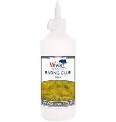 WWS Static Grass Basing Glues for Model Railway Dioramas &amp; Wargaming Terrain