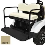 GTW Mach3 Rear Flip Seat for Club Car DS 2000.5 & Up Golf Carts - Buff Color Cushions