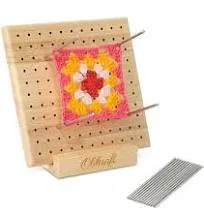 Olikraft Crochet Blocking Board with Pegs