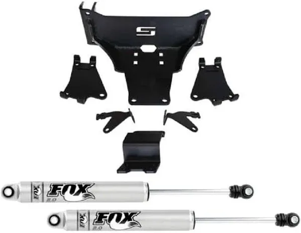 Superlift 05-22 F250/350 4WD Dual Steering Stabilizer Kit w/ Fox 2.0 Shocks (No Lift Req) - 92743