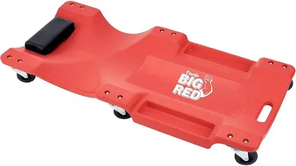 Big Red Rolling Creeper Seat