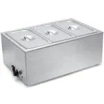 SYBO Bain Marie Buffet Food Warmer Steam Table