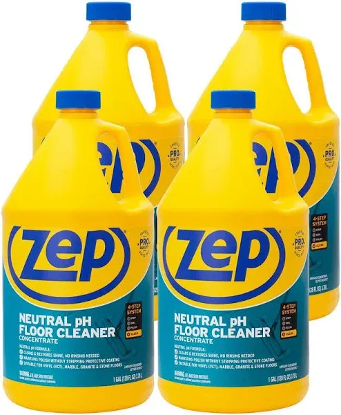 Zep Commercial ZUNEUT128 Neutral Floor Cleaner Concentrate, 1-Gallon