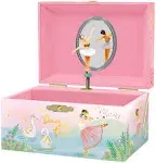 Giggle & Honey Musical Ballerina Jewelry Box for Girls - Kids Music Box with Spinning Ballerina, Ballet Birthday Gifts for Little Girls, Jewelry Boxes