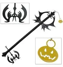 Pumpkin Hearts Oblivion Kingdom Keyblade Metal Replica Sword