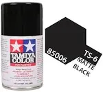 Tamiya Spray Lacquer TS-6 Matt Black