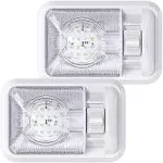 Leisure LED RV Exterior Porch Utility Light - 12V 280 Lumen Lighting Fixture