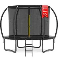 Jumpzylla Trampoline 8FT 10FT 12FT 14FT Trampoline with Enclosure