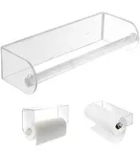 Acrylichomedes<wbr/>ign Wall Mount Acrylic Paper Towel Holder,Clear