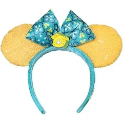 Disney Parks Epcot Saluti Limoncello Italy Minnie Mouse Ears Headband Lemon NEW