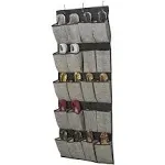 Simplify 20-Pocket  Shoe Organizer in Black