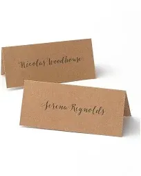 Gartner Studios Kraft Printable Place Cards, 3.75" x 1.5", 48-Count