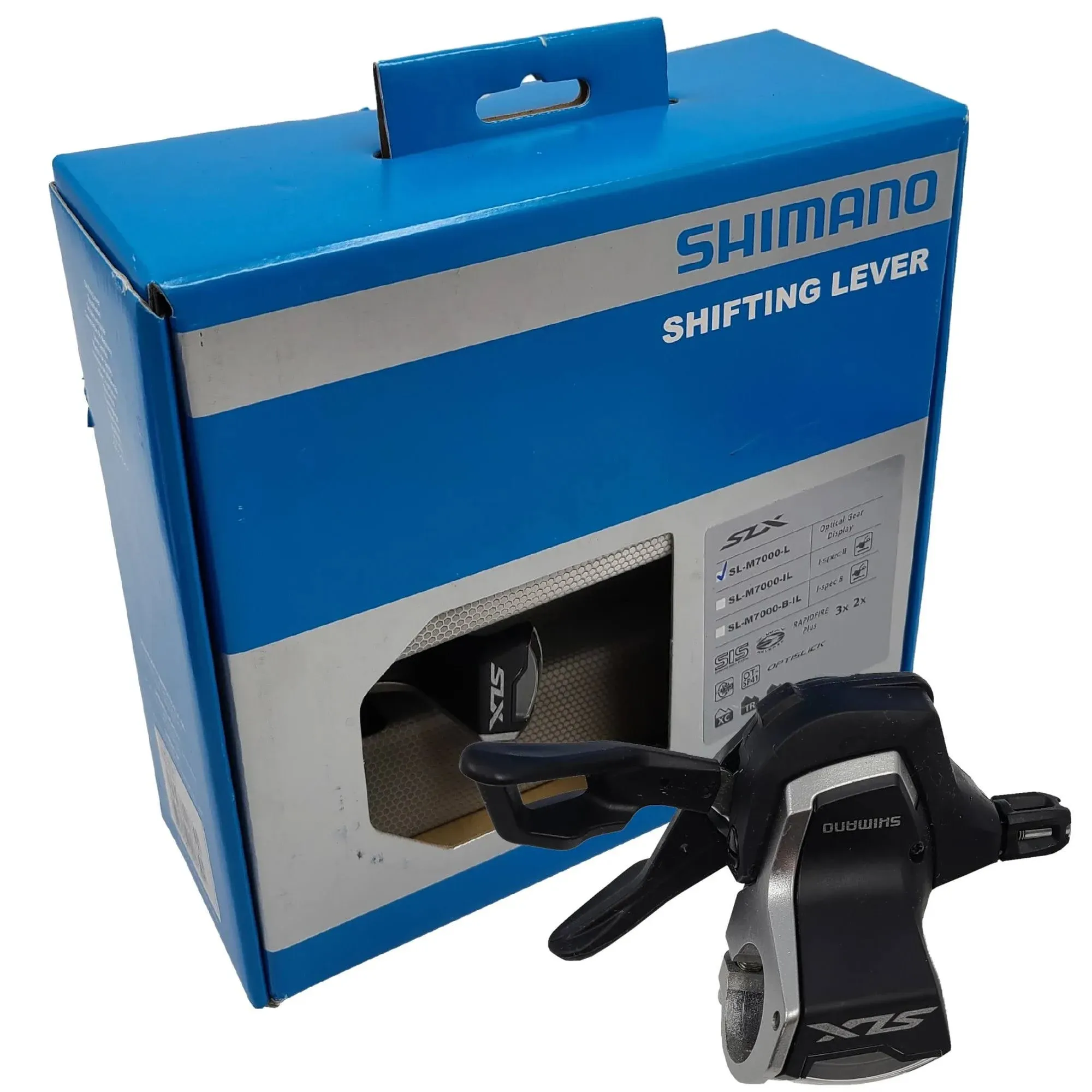 SLX SL-M7000 - Shimano SLX SL-M7000 2/3-Speed Left Shifter - Shifter, Flat Bar-