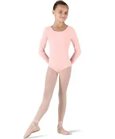 Bloch Dance Girls Petit Classic Long Sleeve Leotard, Black, Size 14