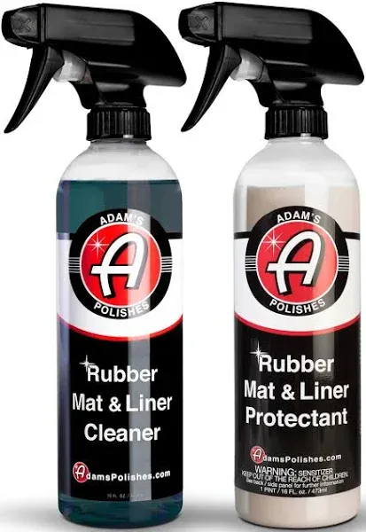 Adam's Polishes Rubber Mat & Liner Protectant (Cleaner & Protectant Combo)