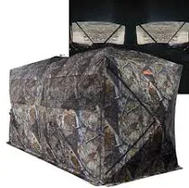 THUNDERBAY Bunkhouse Pop Up Portable 6 Person Side-by-Side Hunting Blind