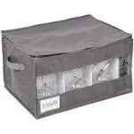 Honey-Can-Do Stemware Storage Box, Gray SFT-09240 Grey