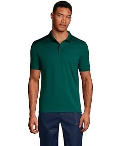 Lands' End Men's Short Sleeve Rapid Dry Polo Shirt