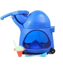 Paragon - Manufactured Fun Cooler Snow Cone Machine for Professional Concessionaires Requiring Commercial Heavy Duty Snow Cone Equipment 1/3 Horse Power 792 Watts, Blue, (6133410)