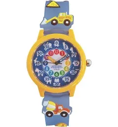 Animal Preschool Watch - Quality Teaching Time Analog Watch with 3D Band, Animals, Colors and Numbers for Children, Kids, Boys, Girls