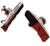 Kool Stop Dura Road Brake Pads (Silver) (Dual &amp; Salmon Compound) (1 Pair + Extra