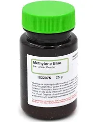 ALDON Innovating Science Lab-Grade Methylene Blue Powder, 25g - The Curated Chemical Collection